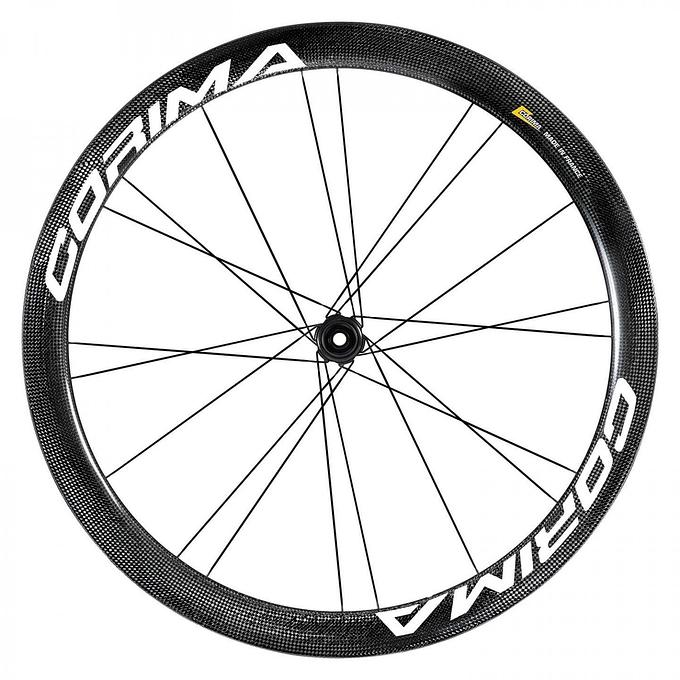 CORIMA 47 WS DX Carbon Disc Brake Wheel (Black/White)