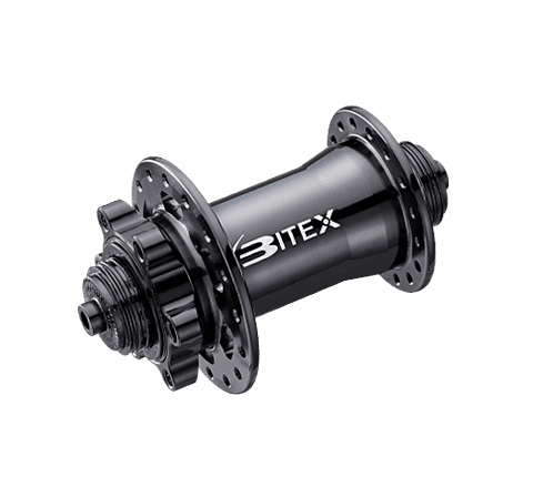 Bitex BX207F 12mm Disc Brake Front Hub (Black)