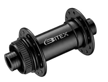 Bitex BX106F 9mm QR Disc Brake Front Hub (Black)