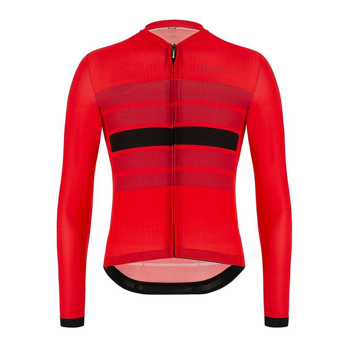Santini Eco Sleek Bengal Mens Cycling Jersey (Red)