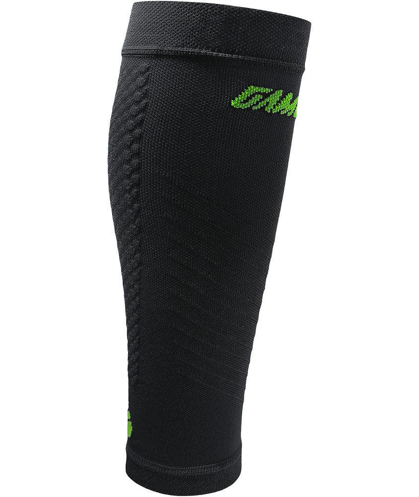 Gambitt Distance Compression Unisex Calf Sleeves (Black/Green)