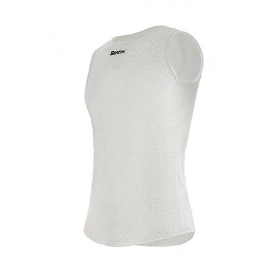 Santini Alpha Winter Mens Cycling Baselayer (White)