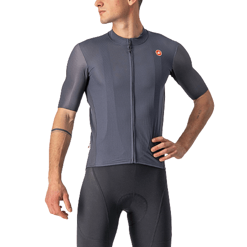 Castelli Endurance Elite Mens Cycling Jersey (Dark Gray)