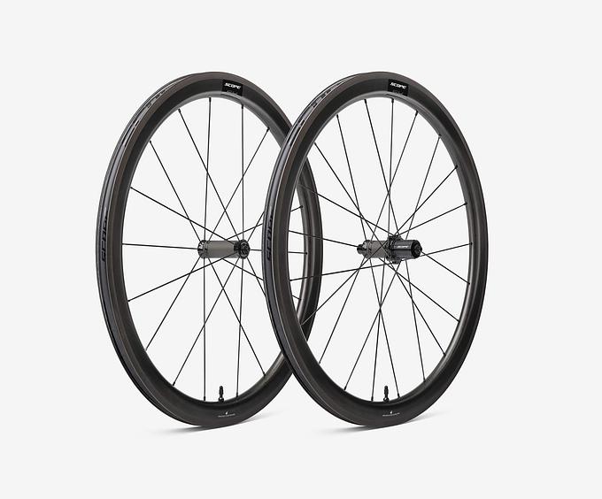 Scope S4 All-Rounder Carbon Tubeless Rim Brake Wheel - Shimano/Sram (Black)