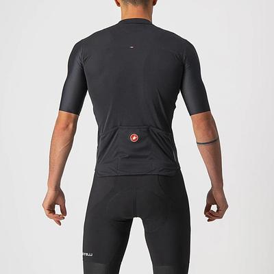 Castelli Prologo 7 Mens Cycling Jersey (Light Black/Silver Gray/Ivory)