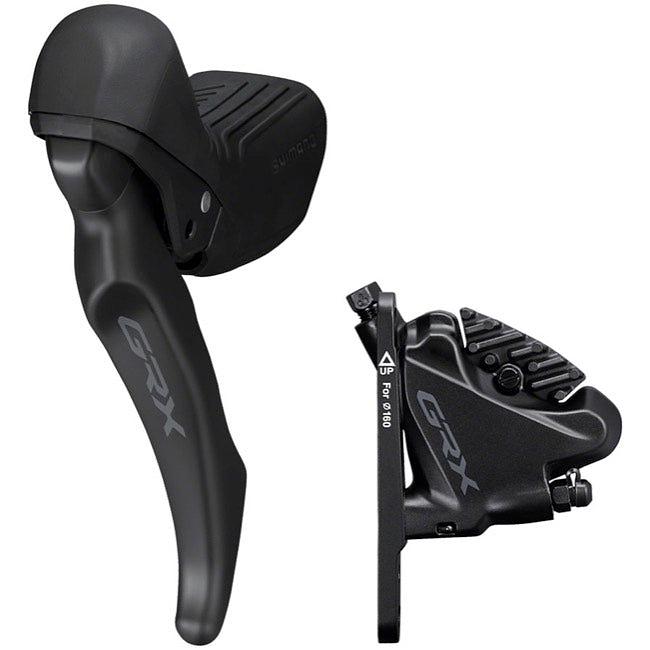 [Open Box] Shimano ST-RX610 GRX Flat Mount Hydraulic Disc Brake Set (Black)