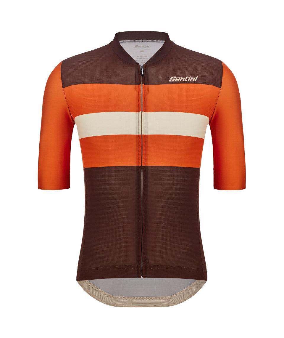 Santini Bengal Unisex Cycling Jersey (Rust)
