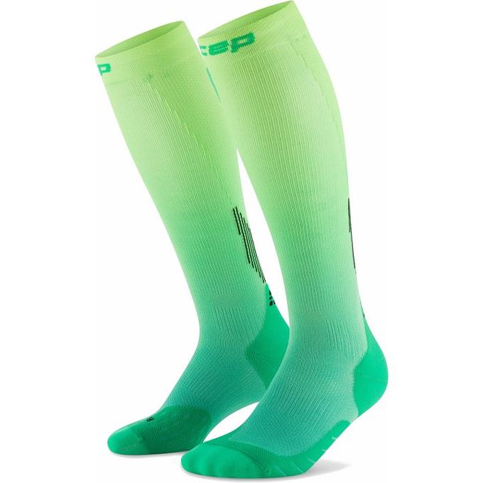 CEP Compression Core Run Edition Gradient Men's Compression Socks (Green/Lime Fade)