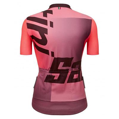 Santini Karma Logo Women's Cycling Jersey (Granatina)