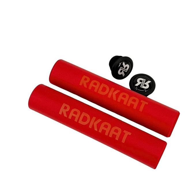 Radkaat Nitrile Edge MTB Grips (Red)
