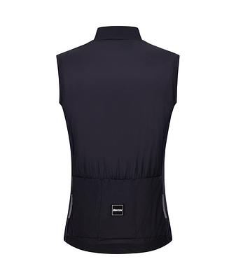 Santini UCI World Champion Mondo Men's Cycling Wind Vest (Black)