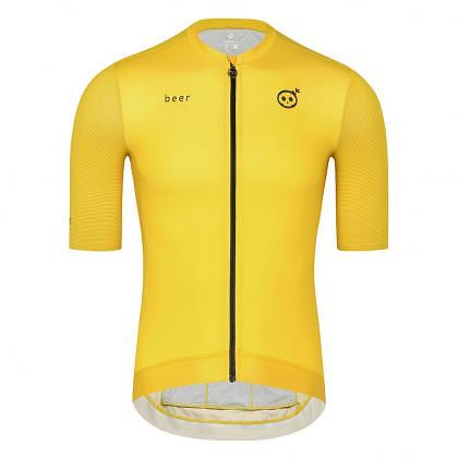 Monton Beer Men's Cycling Jersey (Yellow)