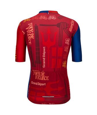 Santini Bologna Men's Cycling Jersey (Print)