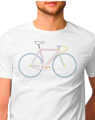 Sport Canvas Neon Bike Classic Fit Unisex T-Shirt
