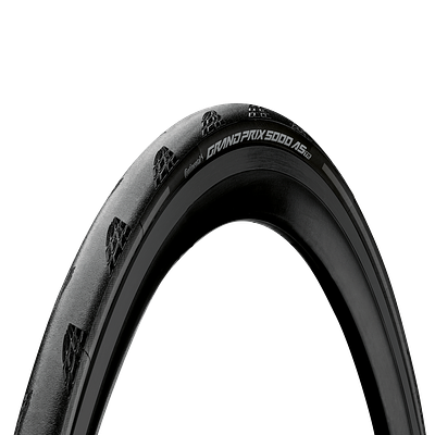 Continental Grand Prix 5000 All Season 700c Tubeless Ready Folding Tire (Black/Black Reflective)