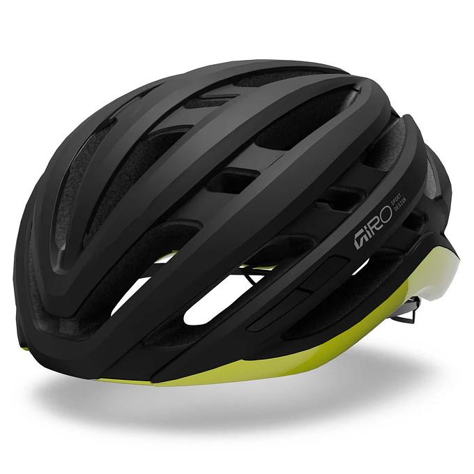 Giro Agilis MIPS Road Cycling Helmet (Matte Black/Hi Viz)