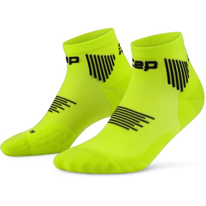 CEP Compression Core Run Low Cut 5.0 Men's Compression Socks (Lime/Black)
