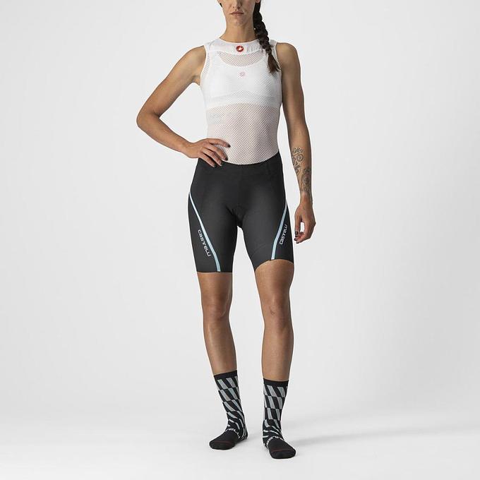 Castelli Velocissima 3 Women's Cycling Shorts (Black/Skylight)