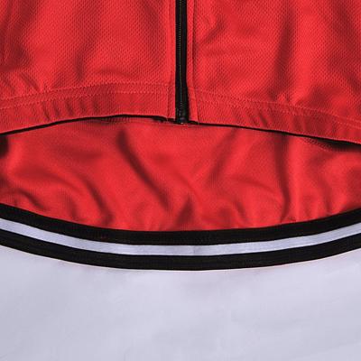 Nuckily MG043 Mens Cycling Jersey (Red)