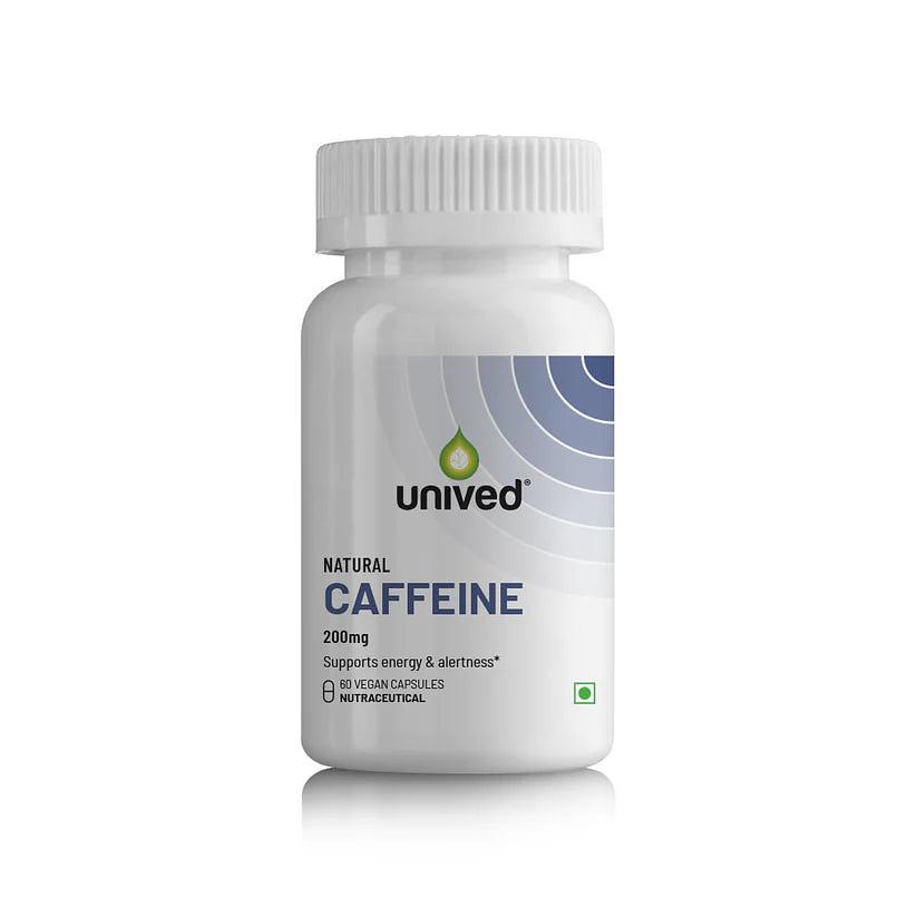Unived Natural Caffeine 200 Capsules