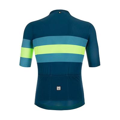 Santini Eco Sleek Bengal Mens Cycling Jersey (Green)