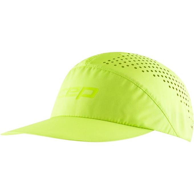 CEP Compression Pro Run Ultralight Unisex Running Cap (Lime)