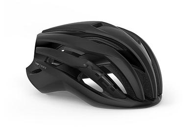 [Refurbished] MET Trenta CE Road Cycling Helmet (Black Matt/Glossy)