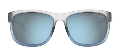 Tifosi Swank XL Sport Sunglasses (Frost Blue/Smoke Bright Blue)