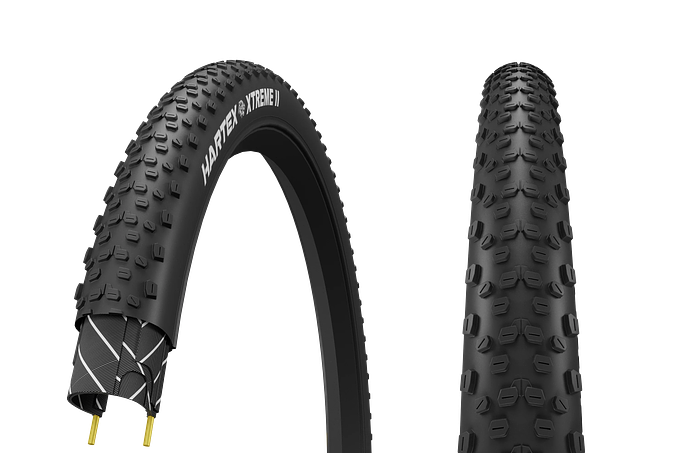 Hartex X-Treme II 29" Tubeless Ready Wired Tire (Black)