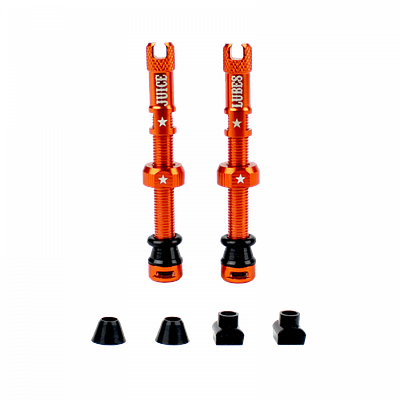 Juice Lubes Tubeless Valves (Orange)