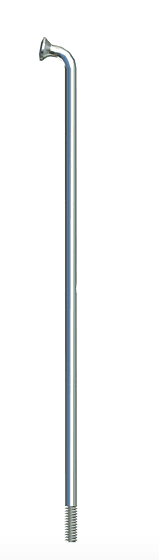 Sapim 14G J-Bend Uncut Leader Spoke (Silver)