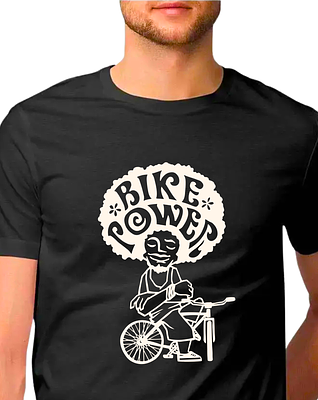 Sport Canvas Bike Power Classic Fit Unisex T-Shirt