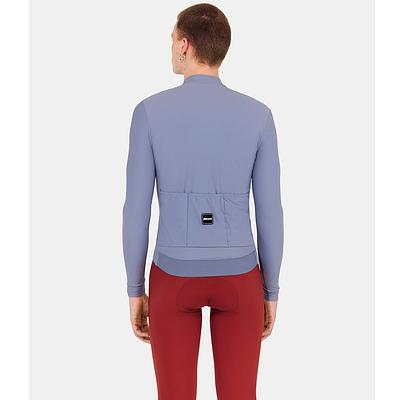 Santini Ready To Ride Unisex Long Sleeve Cycling Jersey (Light Blue)
