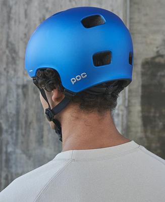 POC Crane MIPS Road Cycling Helmet (Opal Blue Translucent BSM)