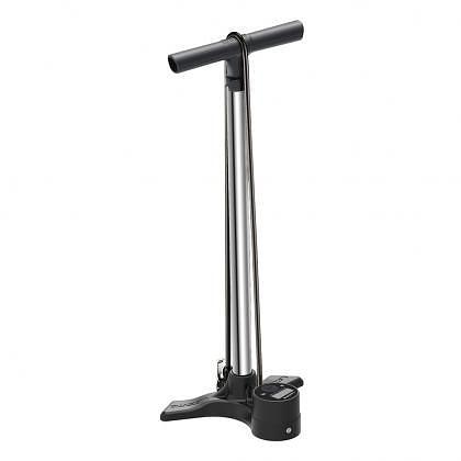 Lezyne Macro Drive Digital Dual Valve High Pressure Floor Pump (Silver)