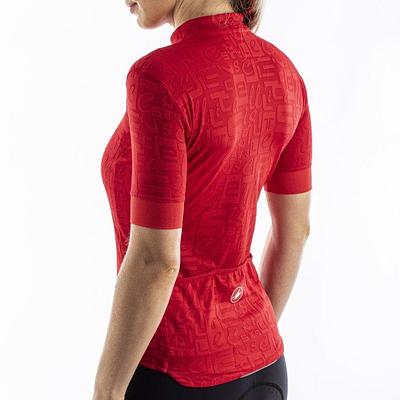 Castelli Promessa Jacquard Women's Cycling Jersey (Red)