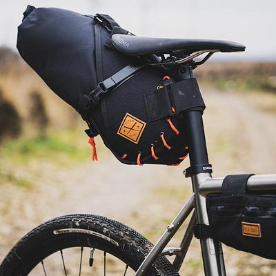 Restrap Saddle Bag (Black/Orange)