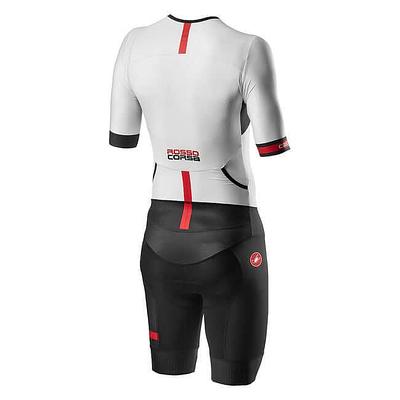Castelli Free Sanremo 2 Short Sleeve Men's Triathlon Suit (White/Black)