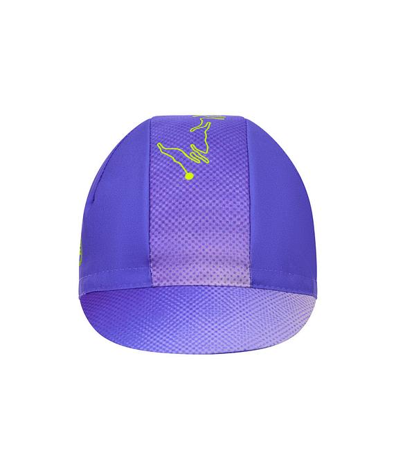 Santini TDF Alpe D'Huez Unisex Cycling Cap (Lilac)