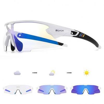 Kapvoe Scvcn S2 Sport Sunglasses (Blue/White)
