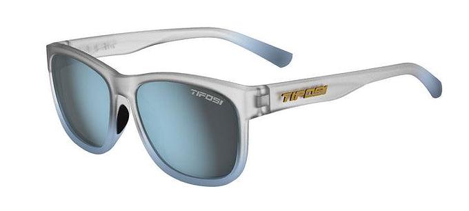 Tifosi Swank XL Sport Sunglasses (Frost Blue/Smoke Bright Blue)
