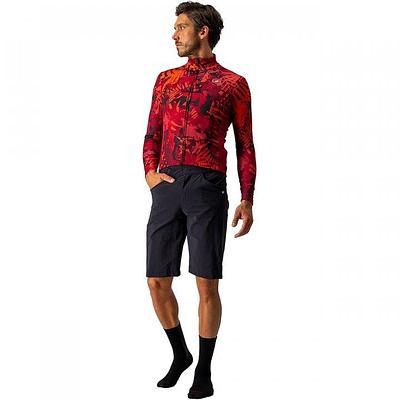 Castelli Unlimited Thermal Mens Cycling Jersey (Bordeaux/Pro Road)