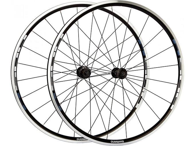 Shimano Tiagra R501 Aluminum Rim Brake Wheel - Shimano/Sram (Black)