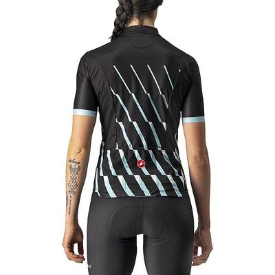 Castelli Pendio Women's Cycling Jersey (Light Black/Sky Light White)