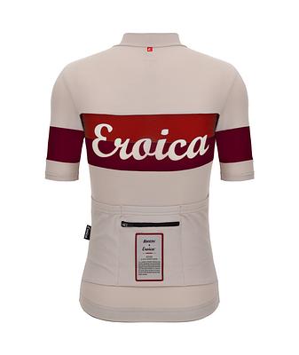Santini Eroica Quiete Men's Cycling Jersey (Cappuccino)