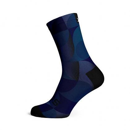 Sox Footwear Solid Navy Casual Crew Unisex Multi Sport Socks (Print)