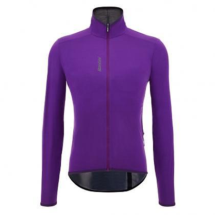 Santini Magic Packable Waterproof Unisex Cycling Jacket (Purple)