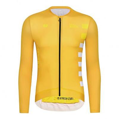 Monton Monday Long Sleeve Men's Cycling Jersey (Yellow)