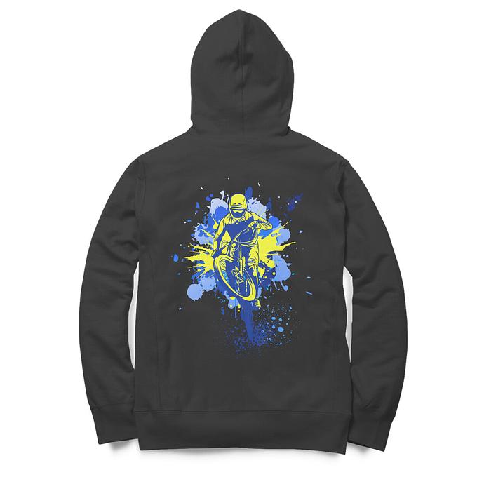 Sport Canvas Splash Regular Fit Unisex Hoodie