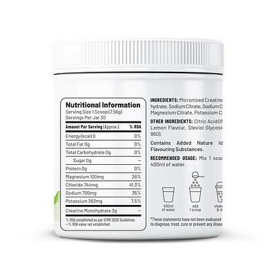 Unived Creatine Plus Hydration Powder (Lemon Citrus)